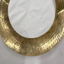 Vintage Hammered Gold Tone Collar Necklace | Bold Statement Bib Choker | Modernist Open Neck Cuff