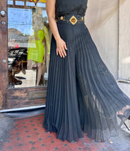 Original Mary Charmaine Black Chiffon Evening Jumpsuit – Early 1970s