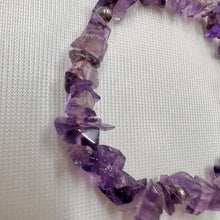 Vintage Amethyst & Green Glass Stretch Bracelet Set | Natural Crystal Chip Bracelet Duo | Boho Gemstone Stack Bracelets | Y2K Beaded Jewelry