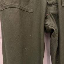 90s Vintage Military Cotton Sateen Boiler Suit – Olive Green Utility Coveralls, Workwear Jumpsuit, Unisex Medium