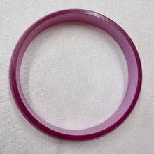 Vintage Pearlescent Pink Acrylic Bangle Bracelet | Glossy Retro Statement Bracelet | Y2K Jewelry