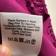 DKNY Silk Sequin Blazer | Magenta Evening Jacket | Donna Karan Party Wear Size 10