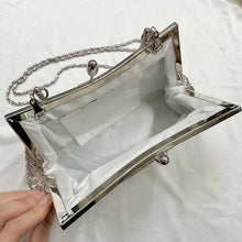 Vintage Gregory Ladner Beaded Sequin Evening Bag | White Bridal Clutch, Art Deco Style Purse