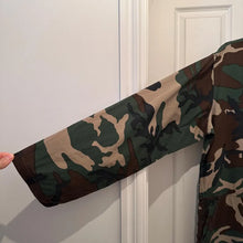 Vintage Woodland Camo Coveralls / Military Style Boiler Suit / Utility Workwear Jumpsuit / Unisex Camouflage One Piece
