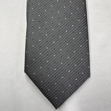 Vintage Van Heusen Slimline Greenish Gray Necktie Speckled Pattern Retro Tie