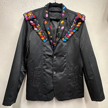 Embellished Black Blazer | Jewel Studded Statement Jacket, Festival Wear