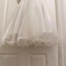 Vintage White One Shoulder Pearl Embellished Party Dress Size 8 Fairy Prom Dress