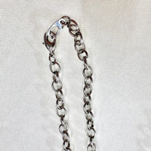 Vintage Heart Pendant Necklace / Green Rhinestone Necklace / Y2K Silver Necklace / Statement Heart Jewelry / Floral Charm Necklace