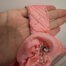 Vintage MAY QUEEN Pink One Shoulder Rosette Cocktail Dress Y2K Prom Dress Size 14