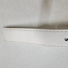 White Bow Belt / Vintage Inspired Faux Leather Ribbon Belt / Coquette Statement Waist Belt / Silver Tone Detail