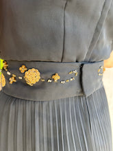 Original Mary Charmaine Black Chiffon Evening Jumpsuit – Early 1970s