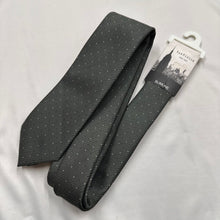 Vintage Van Heusen Slimline Greenish Gray Necktie Speckled Pattern Retro Tie