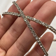Vintage Rhinestone Wrap Bracelet | Flexible Silver Tone Coil Bangle | Sparkly Statement Cuff | Adjustable Bracelet