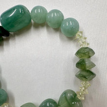 Vintage Green Marbled Heart Bead Stretch Bracelet | Jade Look Statement Bracelet | Chunky Heart & Stone Style Beaded Jewelry | Y2K Cottageco
