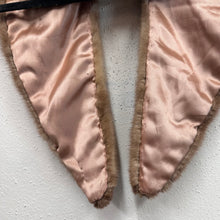 Vintage Mink Fur Collar | Brown Genuine Mink Fur Stole Collar | 1950s–70s Style