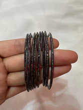 Gunmetal Bangle Bracelets