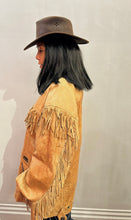 70s Tan Leather Fringe Jacket