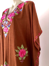 Cinnamon floral embroidered kaftan - Exclusive to Liberty's Heart