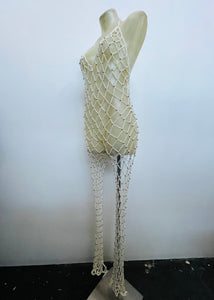 Crochet Embellished Flared Jumpsuit