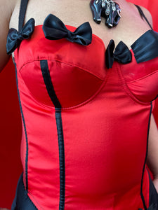 Hot Lips Bow Bustier