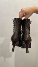 Vintage Dark Brown Ankle Boots
