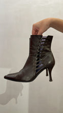 Vintage Dark Brown Ankle Boots